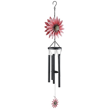 Red Shed Metal Flower Windchime