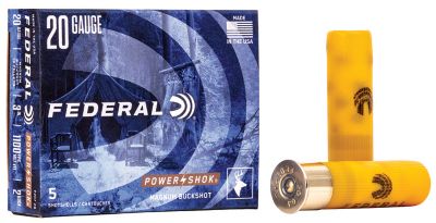 Federal 20 Gauge 3 in. 2 Buck