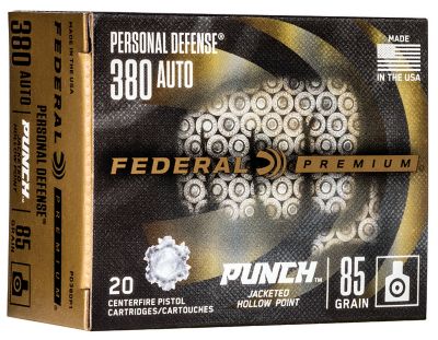 Federal 380 Auto 85 Grain Jacketed Hollow Point