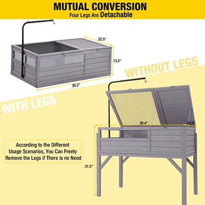 Image showing 5 th Aivituvin Turtle Habitat, 39.4 in. x 22.5 in. x 31.5 in.