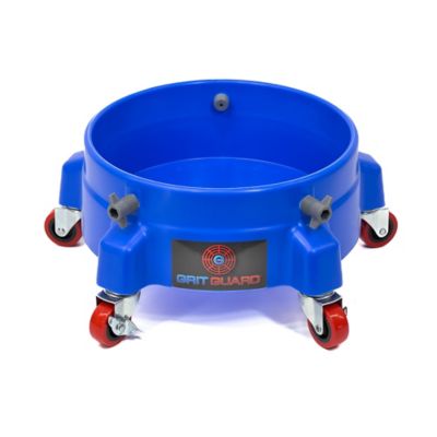 Grit Guard 5 Caster Bucket Dolly - Black