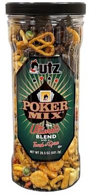 Utz Poker Mix Barrel, 20.5 oz., 27223