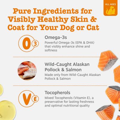 Image showing  Salmon Oil Pet Supplement, 8 oz.