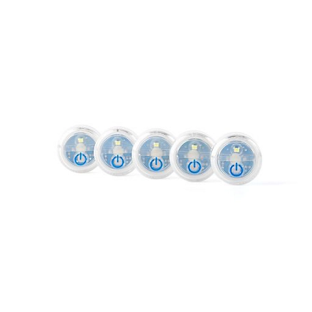 LUXPRO 5 Pack Mini Button Lights LP172