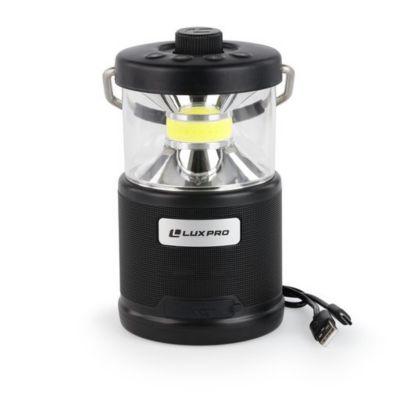 LUXPRO Bluetooth Speaker/Lantern with Charing Port 527 Lumens, LP1530