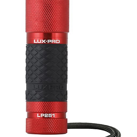 LUXPRO Rubberized Compact Extreme-9 Flashlight 45 Lumens, LP251C