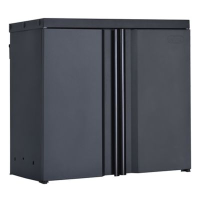 Edsal 28 in. x 14 in. x 26 in. Ready to Assemble Wall Cabinet, Black