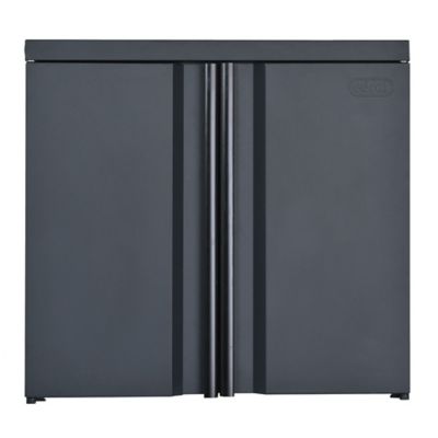 Image showing 7 th Edsal 28 in. x 14 in. x 26 in. Ready to Assemble Wall Cabinet, Black