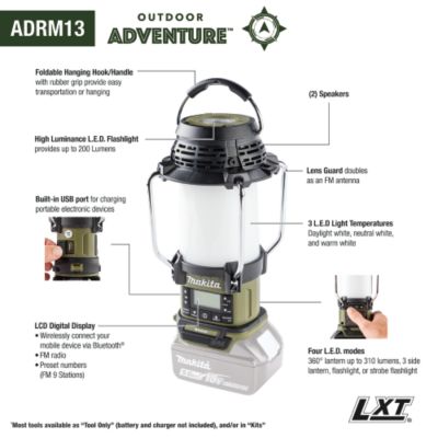Image showing  Outdoor Adventure 18V LXT Bluetooth Radio and L.E.D. Lantern, Tool Only