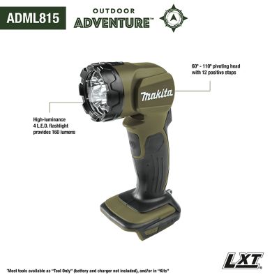 Image showing  160-Lumen Outdoor Adventure 18V LXT LED Flashlight, Flashlight Only