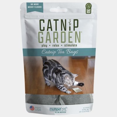Multipet Catnip Garden Catnip Tea Bags, 6-Pack