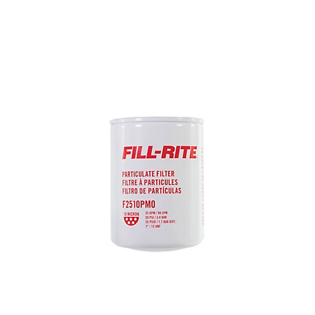 Fill-Rite 1 in. - 12 UNF Up to 25 GPM 10 Micron Particulate Filter, F2510PM0