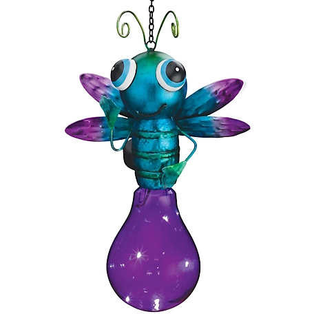 Regal Art & Gift Solar Firefly Lantern - Purple
