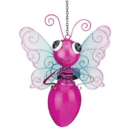 Regal Art & Gift Solar Butterfly Lantern - Pink