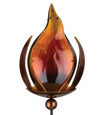 Regal Art & Gift Blaze Solar Stake - Bronze