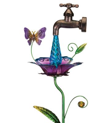 Regal Art & Gift Waterdrop Solar Stake - Butterfly