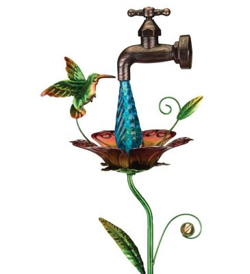 Regal Art & Gift Waterdrop Solar Stake - Hummingbird