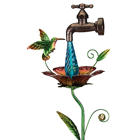 Regal Art & Gift Waterdrop Solar Stake - Hummingbird