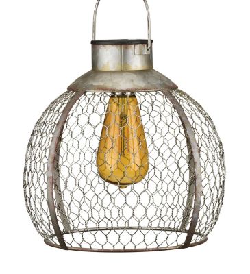 Regal Art & Gift Edison Solar Lantern - Round