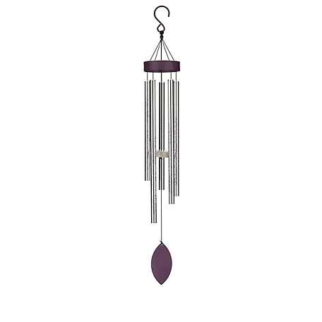 Regal Art & Gift Floral Chime 32 in. - Silver