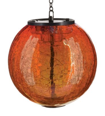 Regal Art & Gift Globe Solar Lantern - Orange