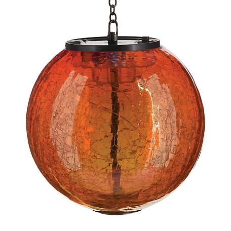 Regal Art & Gift Globe Solar Lantern - Orange