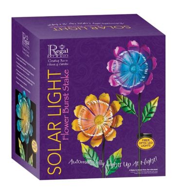 Image showing  Flower Burst Solar Stake, Yellow