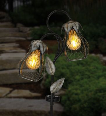 Image showing  36 in. Edison Solar Flower Stake, Tulip