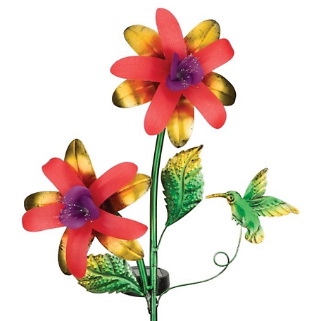Regal Art & Gift Fantasy Flower Solar Stake - Fuchsia