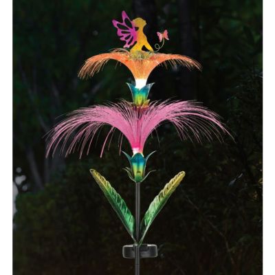 Image showing  Fountain Solar Stake - Fairy
