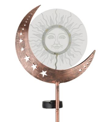 Regal Art & Gift Illusion Solar Stake - Sun/Moon