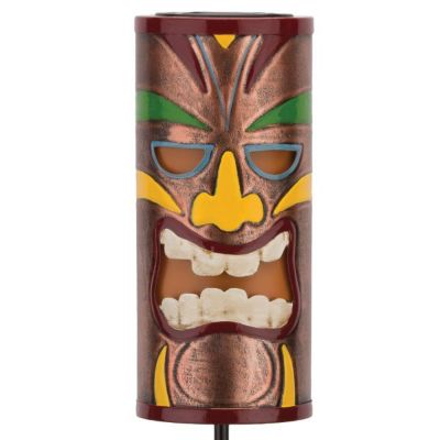 Regal Art & Gift 37 in. Tiki Solar Stake, Brown