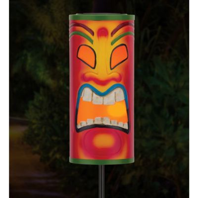 Image showing  37 in. Tiki Solar Stake, Red