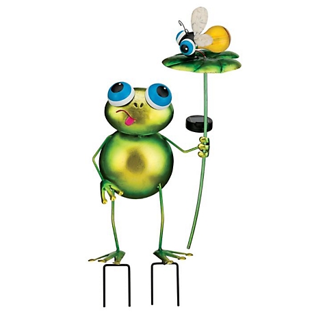 Regal Art & Gift Backyard Solar Stake - Frog