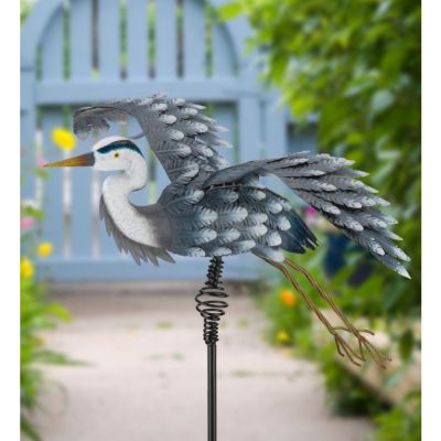 Image showing  46 in. Bird Bouncie Stake, Heron