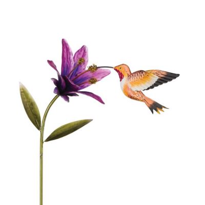 Regal Art & Gift Hummingbird Flower Stakes - Rufous