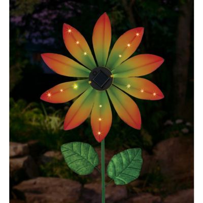 Image showing  Spinner Solar Stake - Orange