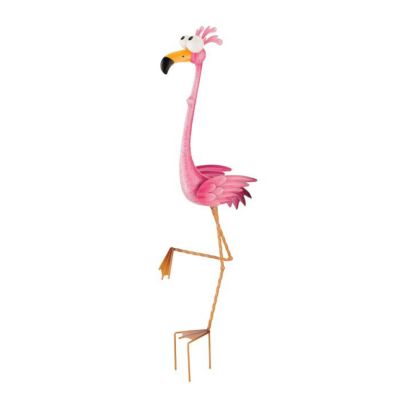 Image showing  44.75 in. Goofy Bird Stake, Flamingo