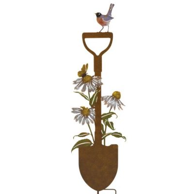 Regal Art & Gift 36.5 in. Rustic Shovel Stake, Black Eyed Susan