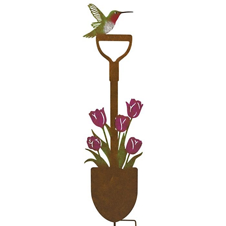 Regal Art & Gift Rustic Shovel Stake - Tulip