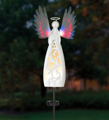 Image showing  Angel Burst Solar Stake, Praying