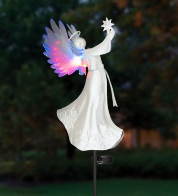 Image showing  Angel Burst Solar Stake, Star