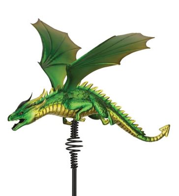 Regal Art & Gift Dragon Bouncie Stake - Green