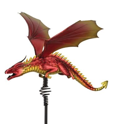 Regal Art & Gift Dragon Bouncie Stake - Red