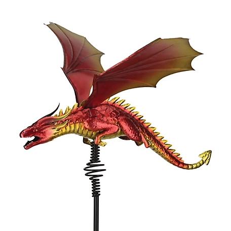 Regal Art & Gift Dragon Bouncie Stake - Red