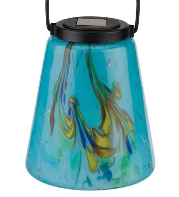 Regal Art & Gift Swirl Solar Lantern - Blue