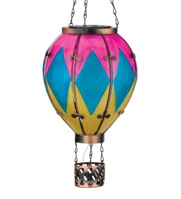Regal Art & Gift Hot Air Balloon Solar Lantern Large - Diamond