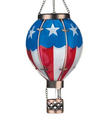 Regal Art & Gift Hot Air Balloon Solar Lantern Sm - Americana