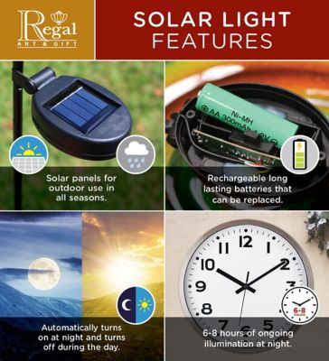 Image showing  Small Solar-Powered Hot Air Balloon Lantern, Americana