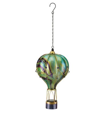 Image showing  Large Solar-Powered Osmosis Balloon Lantern, Green